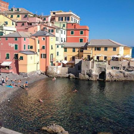 Casa Sulla Spiaggia Di Boccadasse Genoa Bagian luar foto